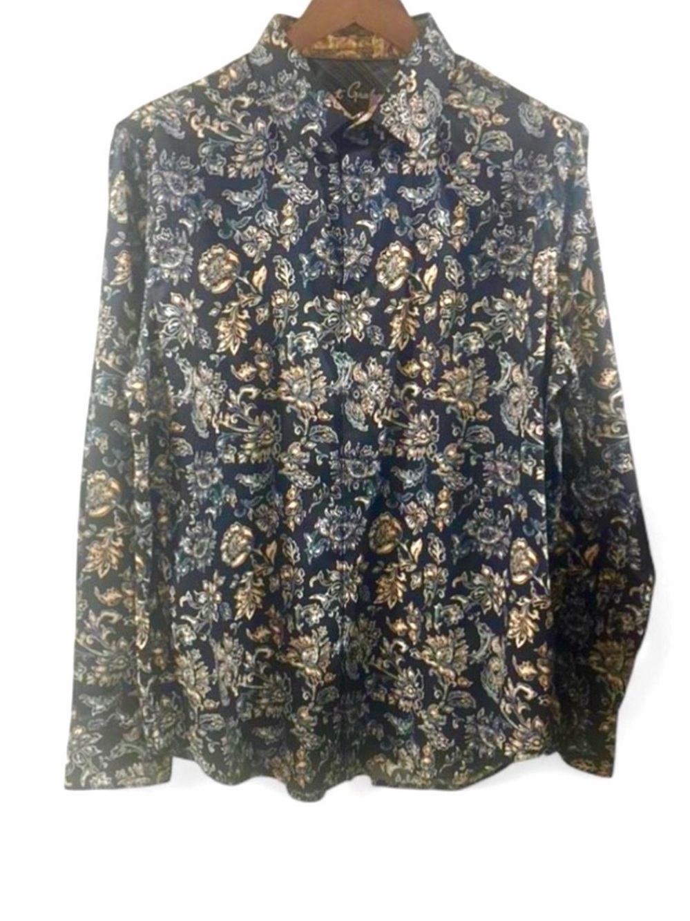 Robert Graham Evans Floral-Patterned Classic Fit Shirt Size Men’s XL (NWT)